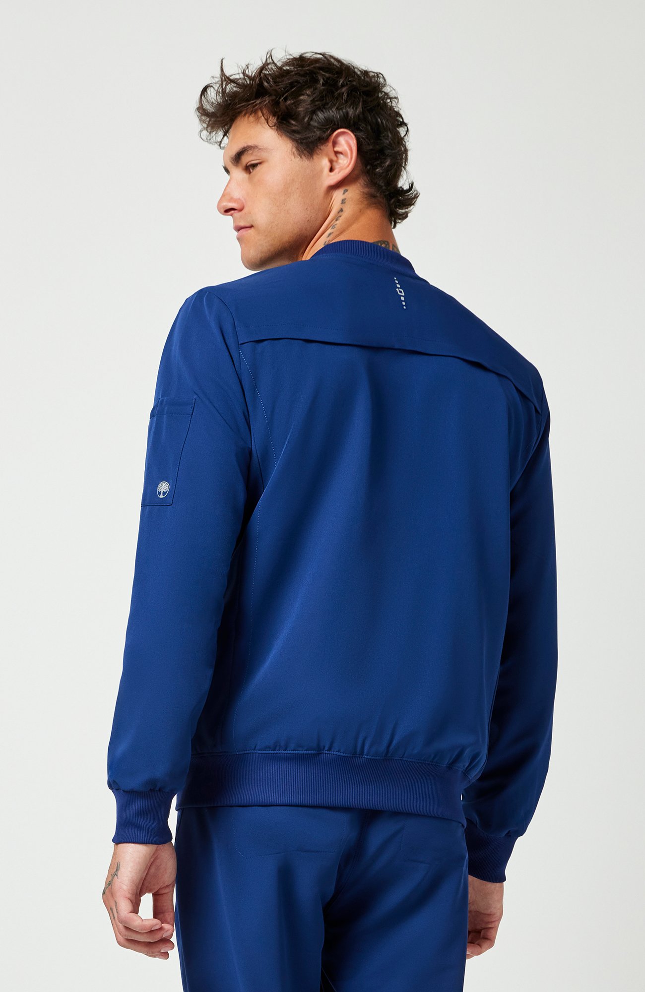 5350-nav-7 Chamarra Samuel Bomber -360 by Healing Hands