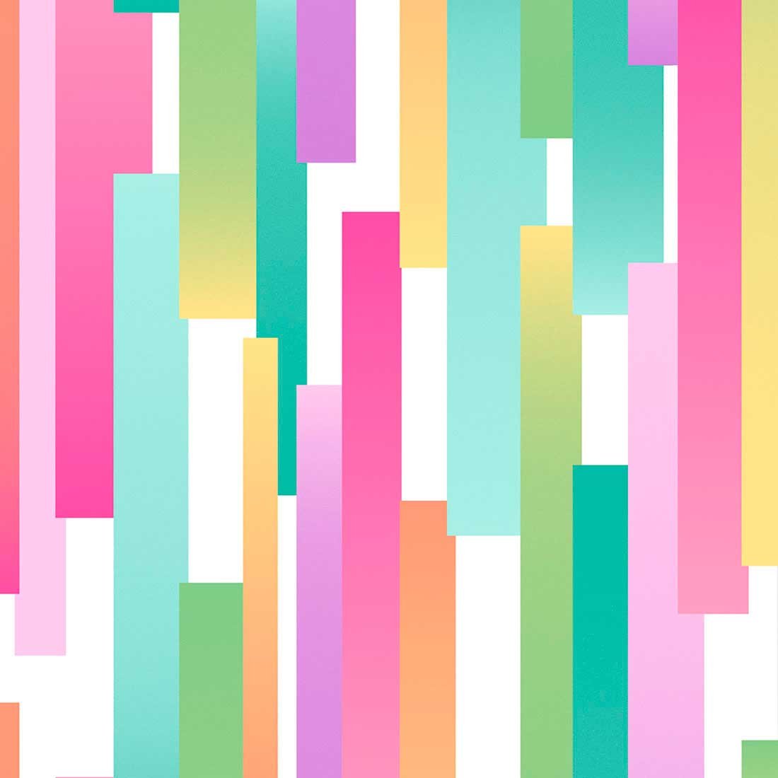 Print Scrub Top Pop Stripes