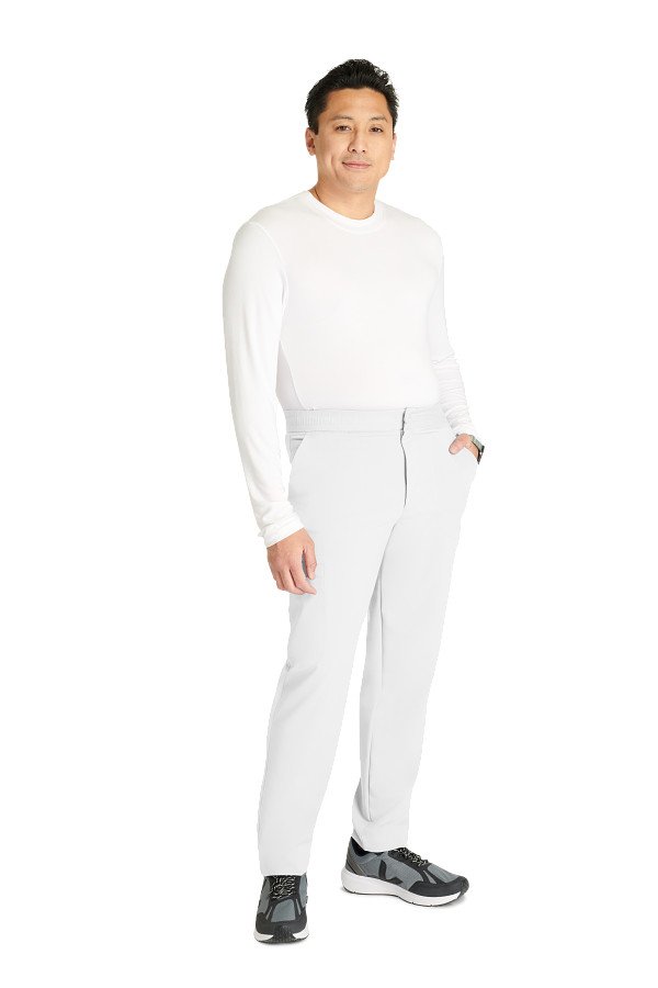 ck131a-wht-4 Pant Scrub Corte Recto Mid Rise