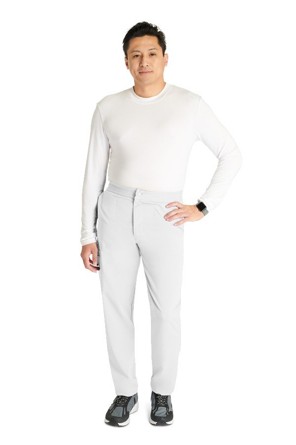 ck131a-wht-5 Pant Scrub Corte Recto Mid Rise