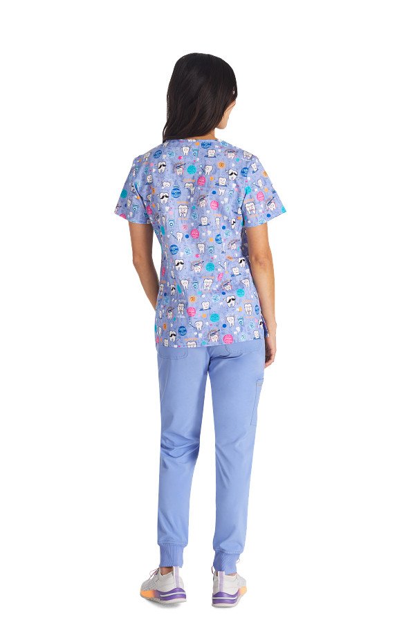 Print Scrub Top Dental Affirmations