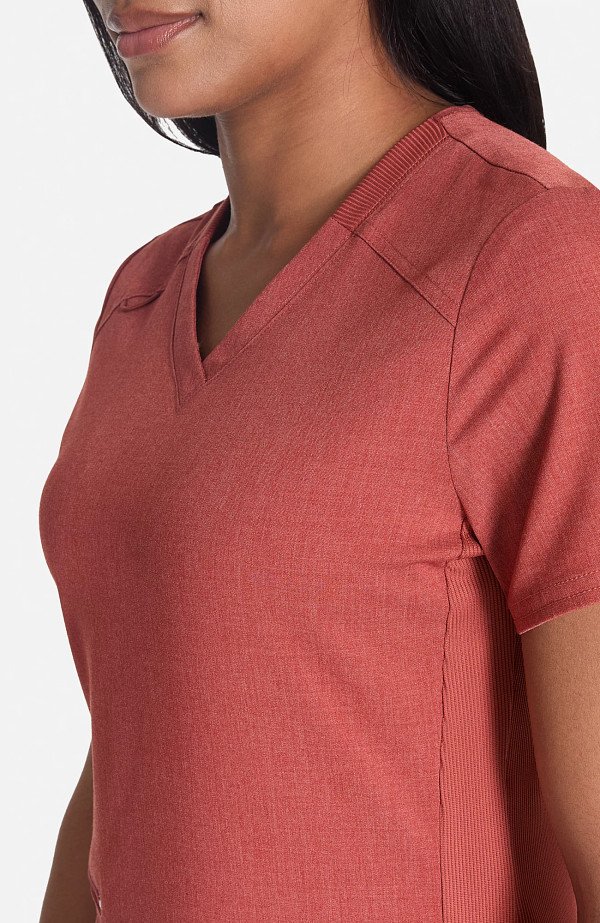 Top Scrub Liso con Cuello en V