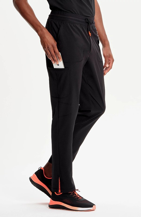 in200a-black-4 Pant Scrub Corte Recto Hombre
