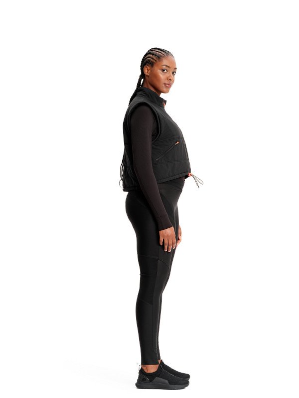 Chamarra Scrub Crop Acolchada