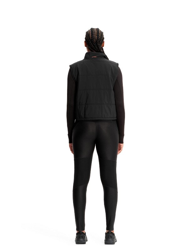 Chamarra Scrub Crop Acolchada