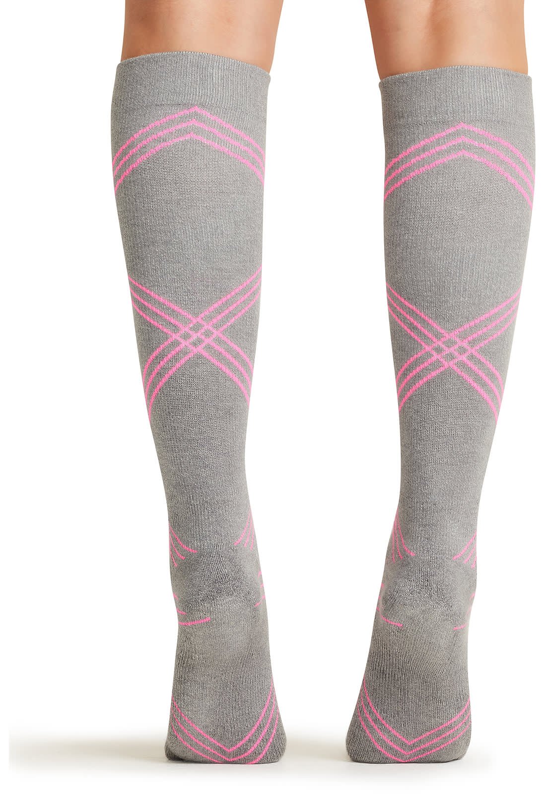 lxsupport-twshp-2 Calcetín de Compresion de 15 a 20 mmHg Mujer - Twisted Shocking Pink