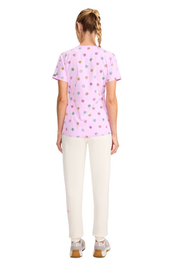 Print Scrub Top Sweet Talker
